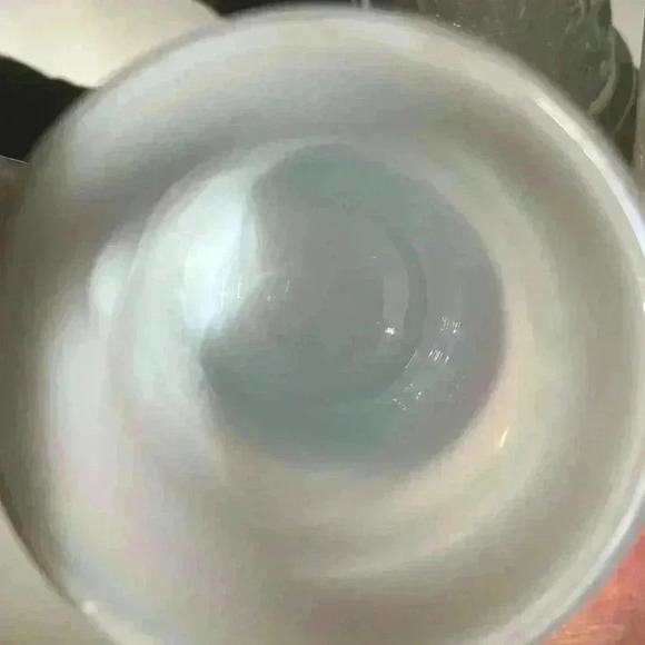 Set of 3 vintage Federal Glass iridescent milk  glass beer steins - Picture 5 of 12